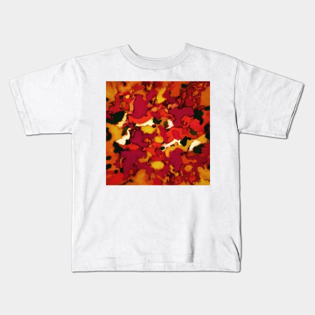 Deep depth heat Kids T-Shirt by Keith Mills